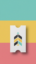 Branded event ticket with digital access