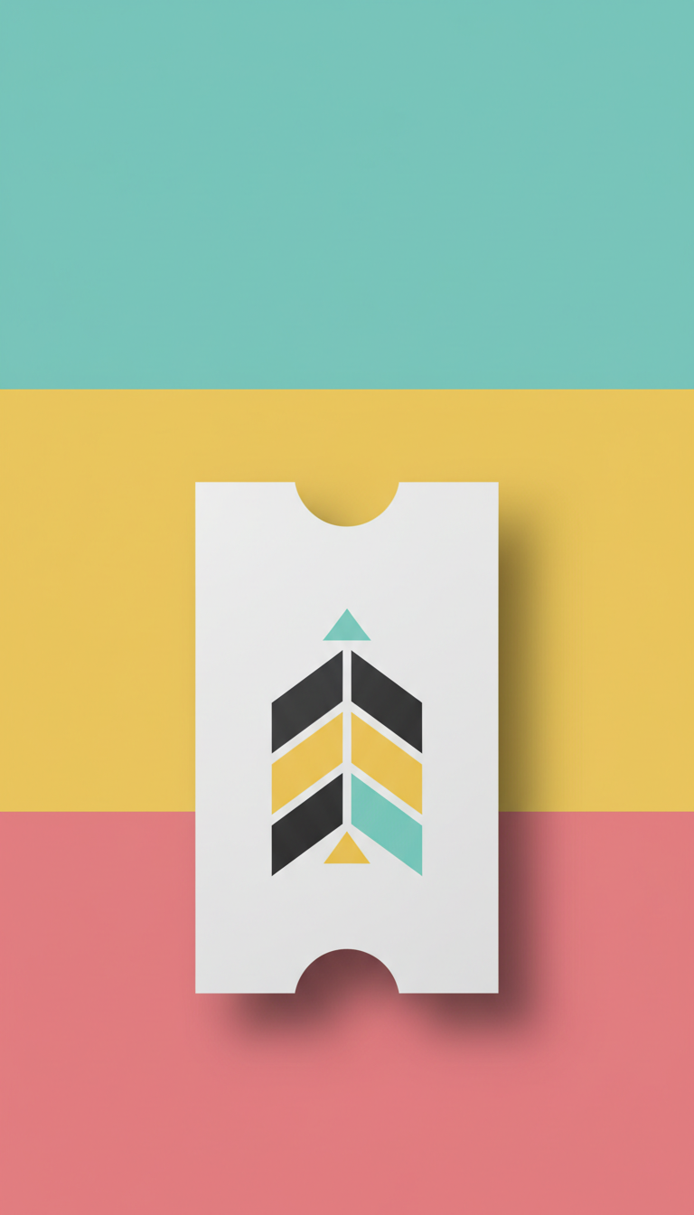 Branded event ticket with digital access